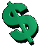rotating dollar sign bru